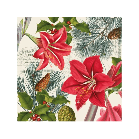 PPD Servetten 25cm 20stuks Amaryllis Beige