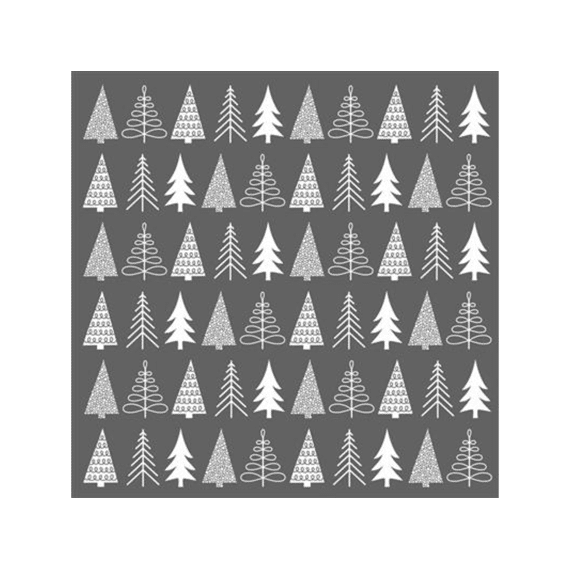 PPD Servetten Pure Mood Grey 33cm 20stuks