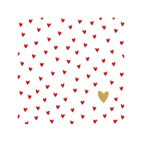 PPD Servetten Little Hearts 33cm 20stuks