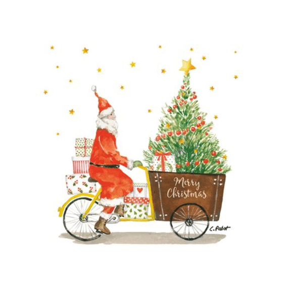 PPD Servetten 33cm 20stuks Santa Delivery