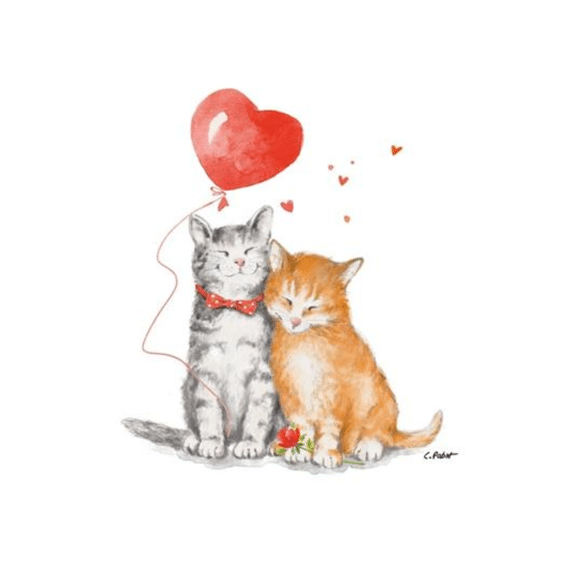PPD Servetten 33cm 20stuks Cat Love