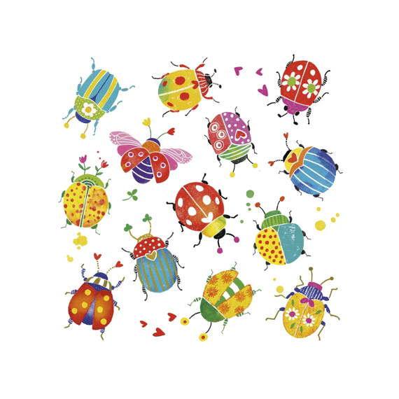 PPD Servetten 33cm 20stuks Bug Party