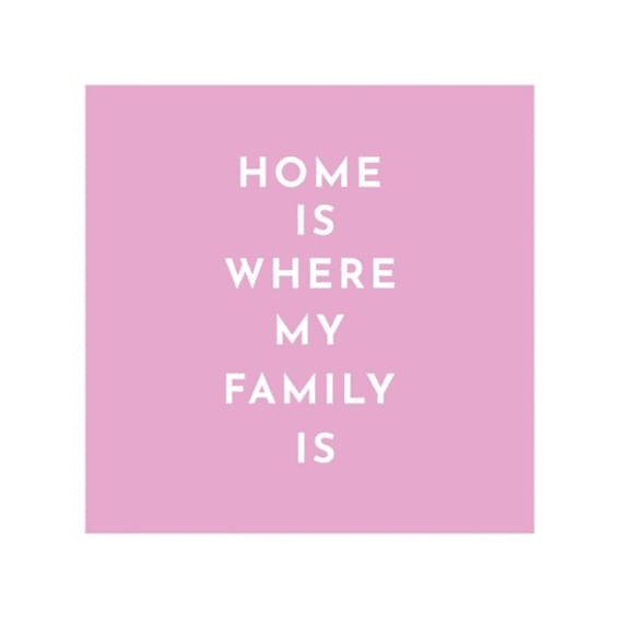 PPD Servetten 33cm 20stuks My Family