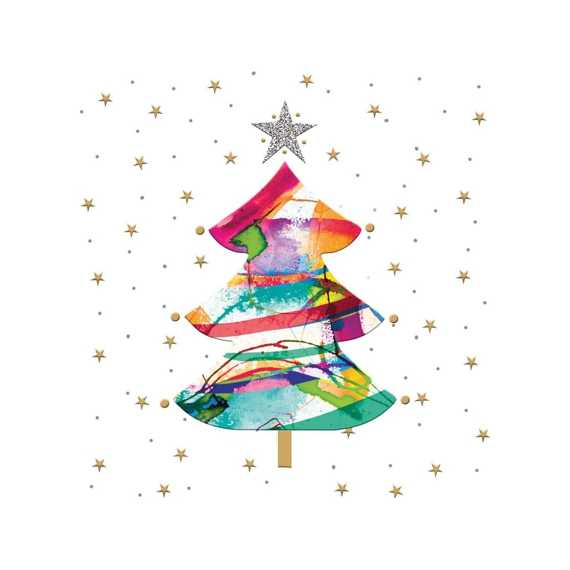 PPD Servetten 33cm 20stuks Glitter Tree