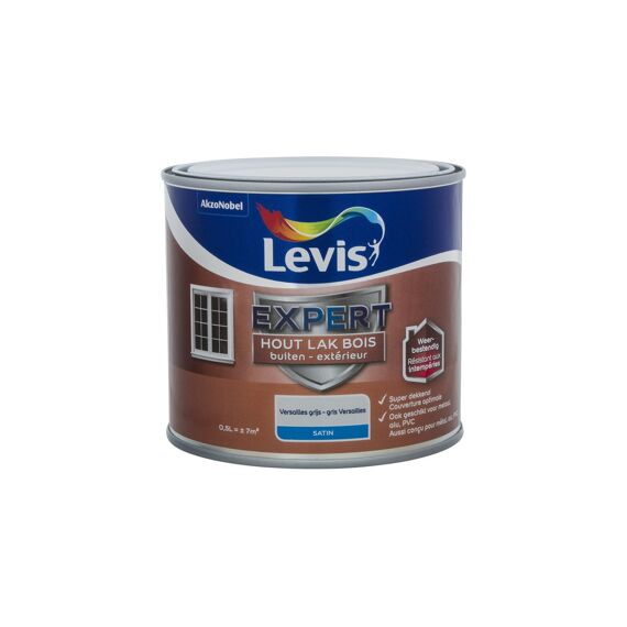 Levis Expert Houtlak Buiten Satin 0,5L Versailles Grijs