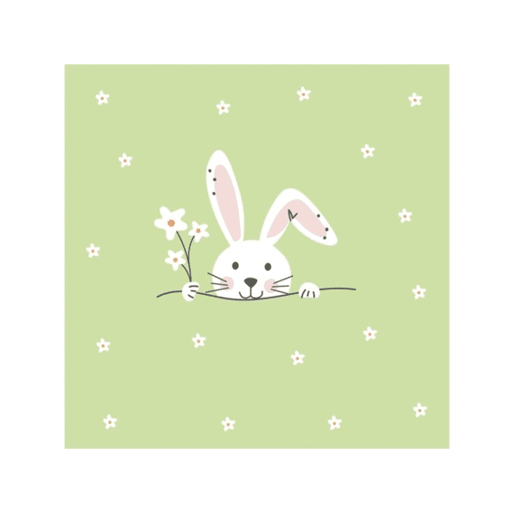 PPD Servetten 33cm 20stuks Hello Easter Green