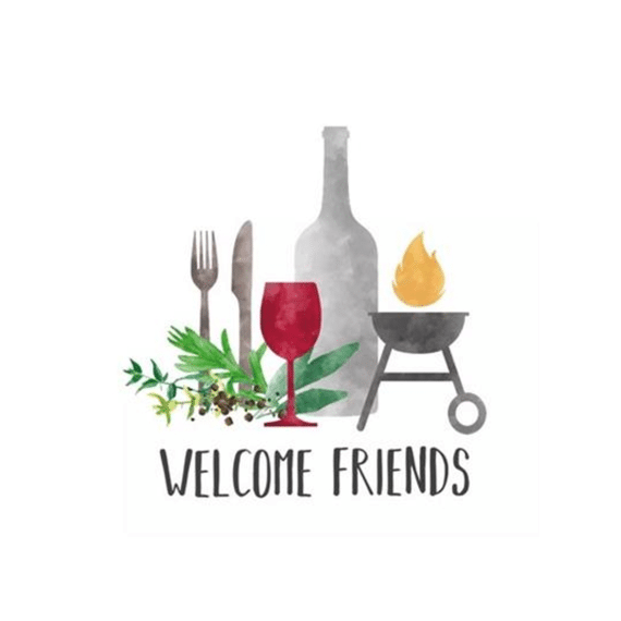 PPD Servetten Grill and Friends 33cm