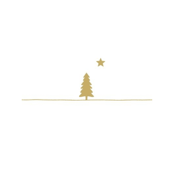 PPD Servetten Pure Gold Tree 33cm 20stuks