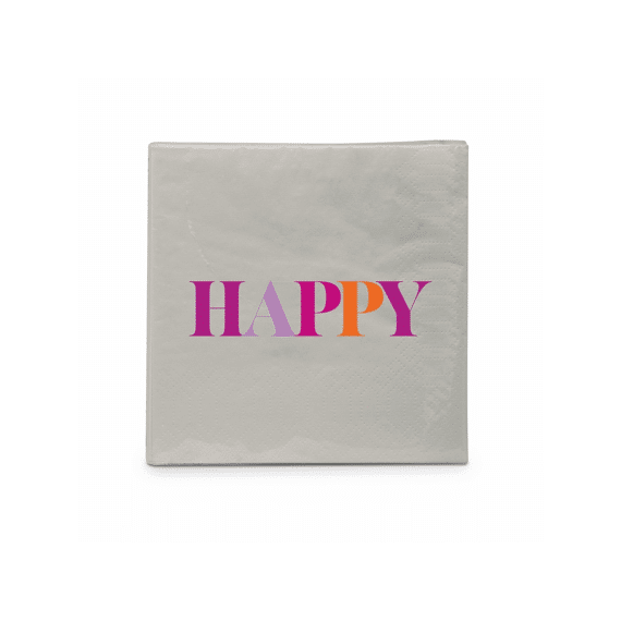 PPD Servetten 25cm 20stuks Happy D@H
