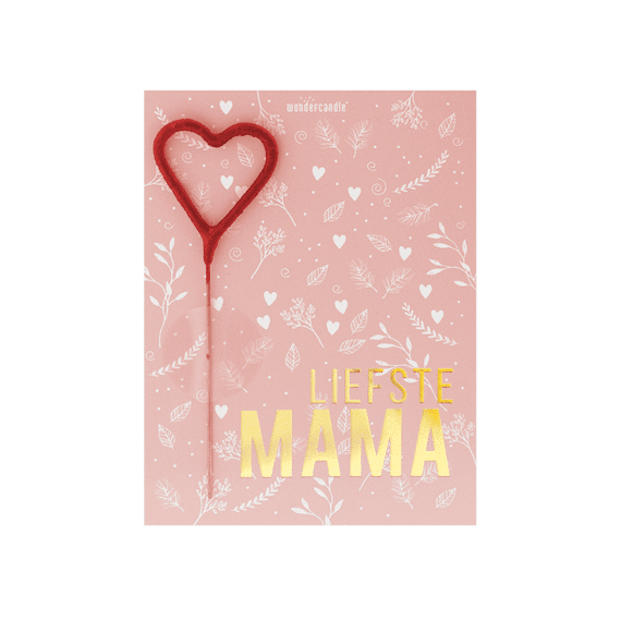 Wondercandle Mini Wondercard Liefste Mama