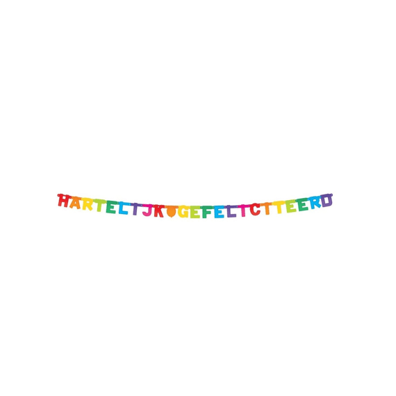 Hartelijk gefeliciteerd Letterslinger