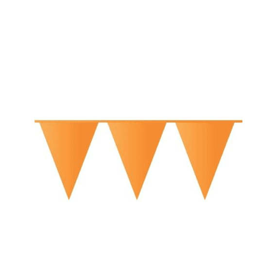 Vlaggenlijn Oranje 10m PE