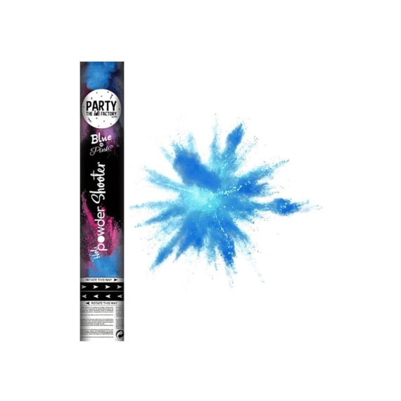 Holy Powder Shooter Gender Reveal Blauw 30cm