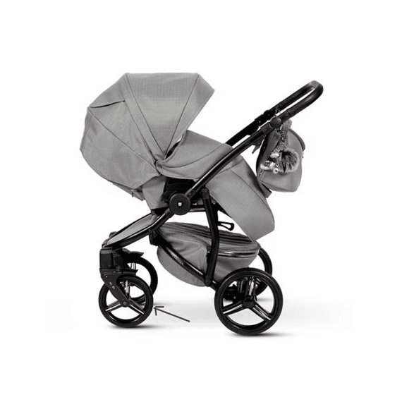 SPQ First Kinderwagen Atlanta Wielenset Zwart Foam 4 st