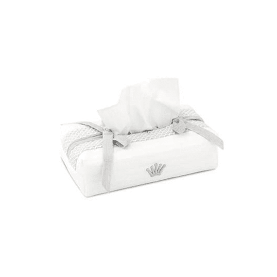 First Hoes voor Tissuebox Cristal Grey