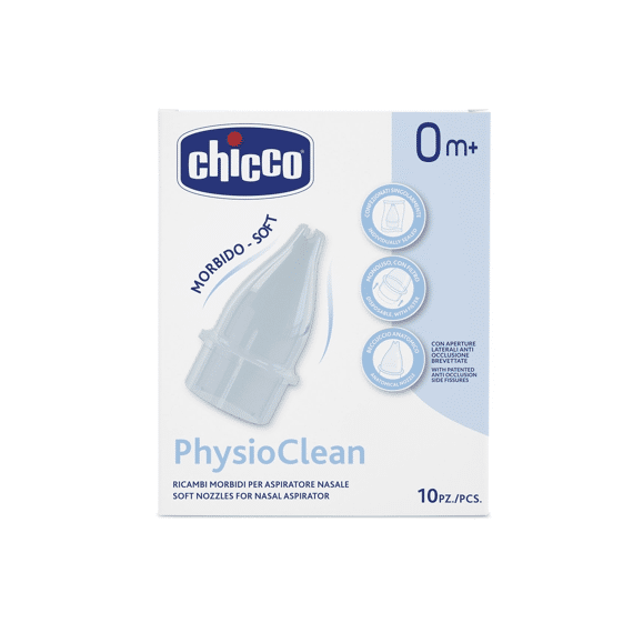Chicco Vervangkit Neuszuiger Soft & Easy Physio