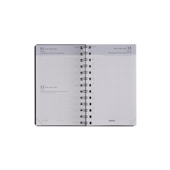 Brepols Agenda Building Polyprop Zwart