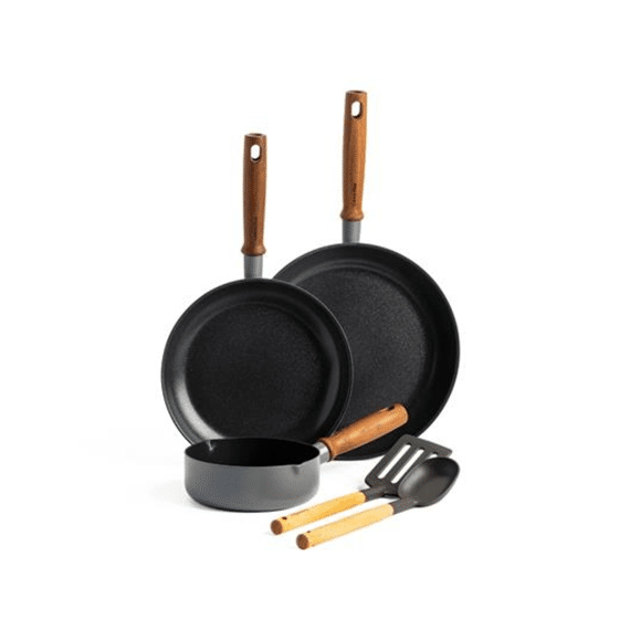 Greenpan Mayflower Pro Kookset 5-delig Pan 24cm Pan 28cm Steelpan 16cm Spatel Dienlepel