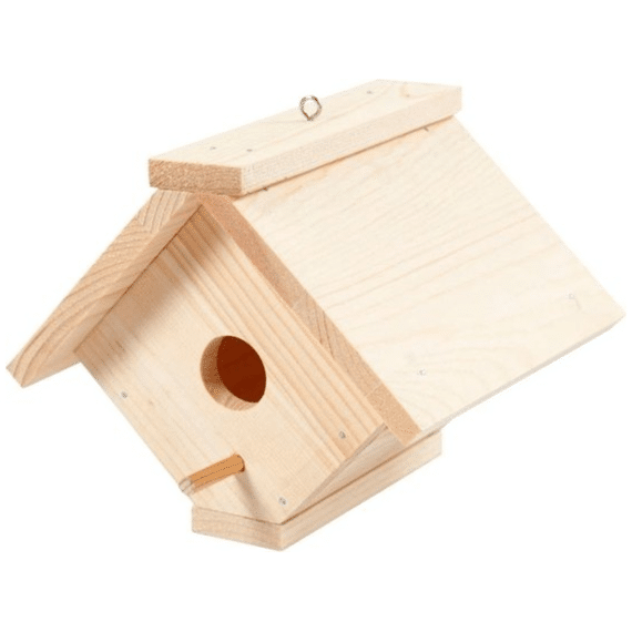 Knutselset Vogelhuis Licht Hout 14,5x16x13cm
