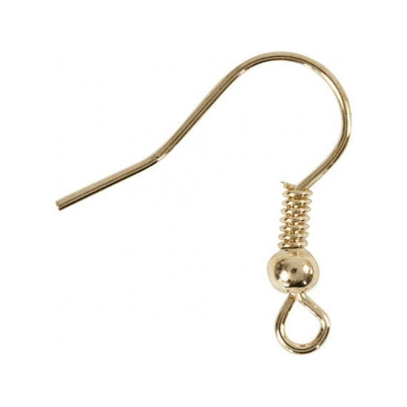Oorbelhaak Goud L18mm 10st