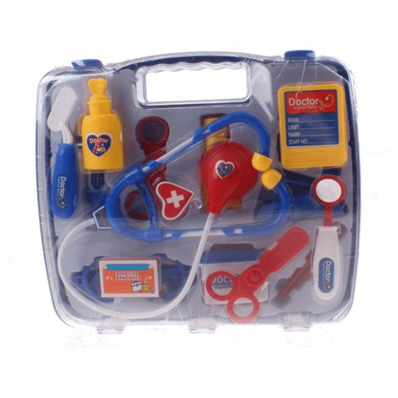 Dokterskoffer PVC 12-delig