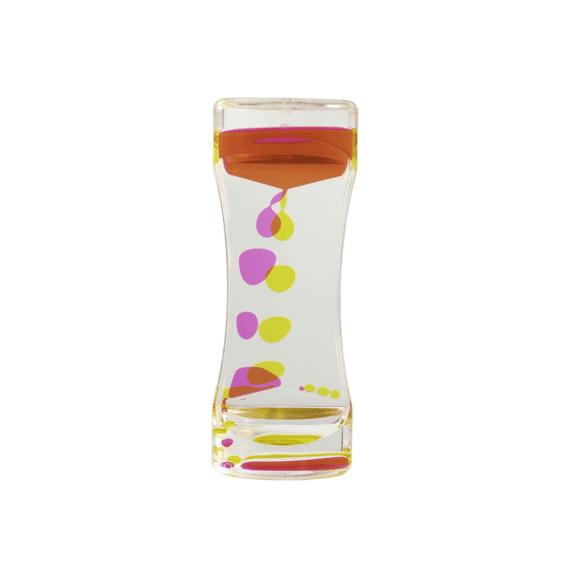 Zandloper Met Vloeistof Yellow/pink
