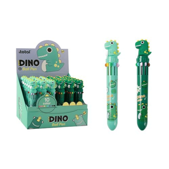Pen Multicolor Dinosaur Assortiment Prijs Per Stuk