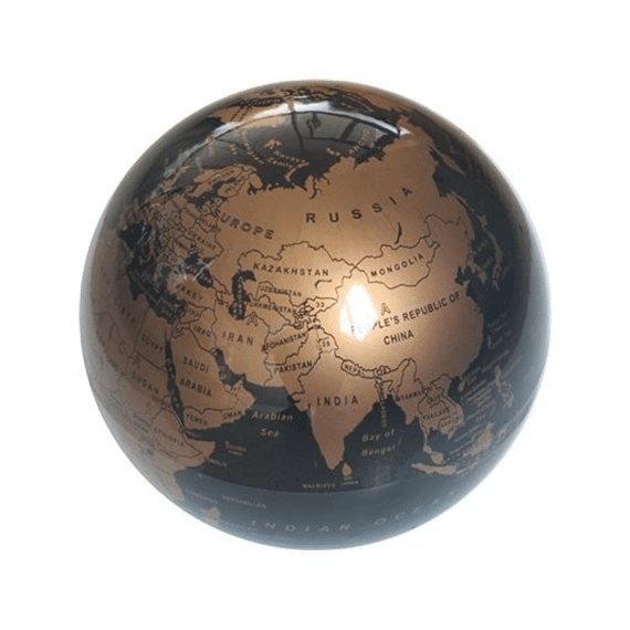 iTOTAL Wereldbol Zwart En goud
