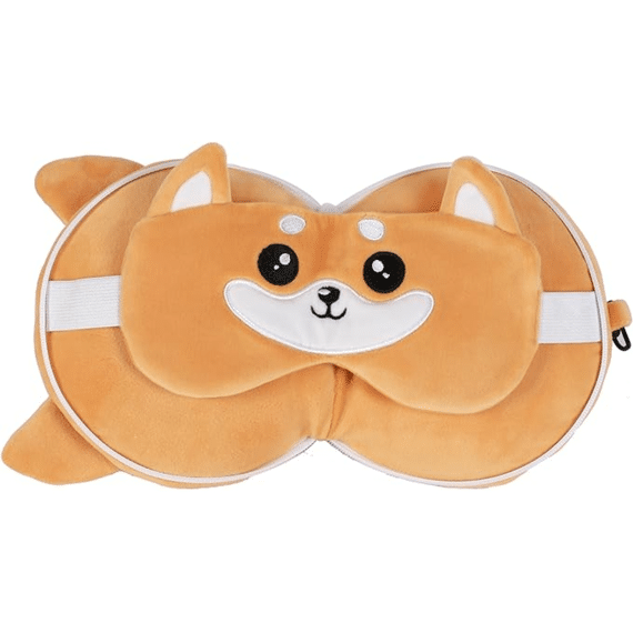 iTOTAL Kussen Met Slaapmasker Shiba