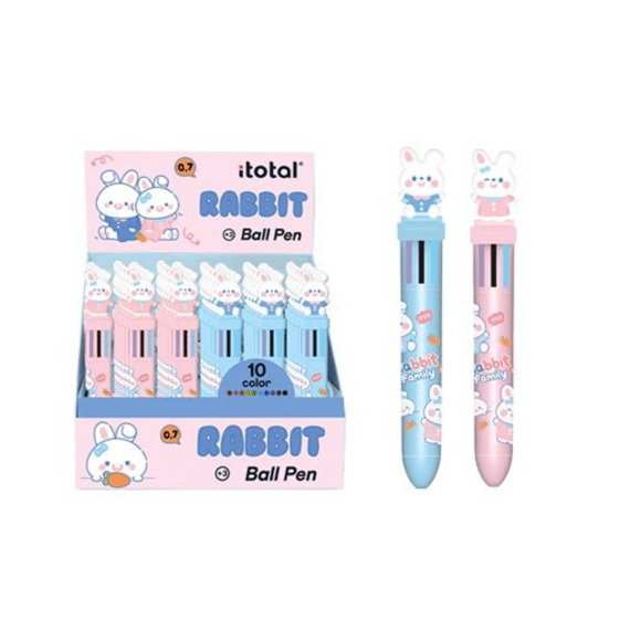 Pen Multicolor Rabbit Assortiment Prijs Per Stuk