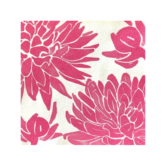Françoise Paviot Servet 40x40cm 20stuks Dahlia Rose