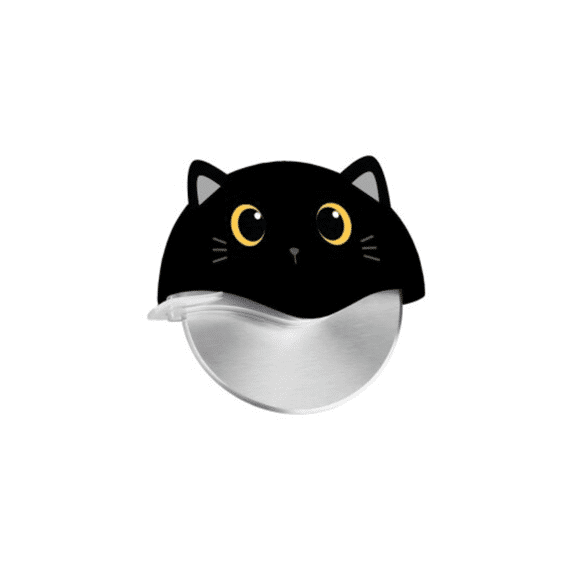 iTOTAL Pizza Snijder Cat Zwart