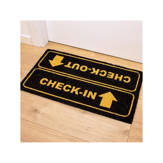iTOTAL Deurmat CHECK-IN CHECK-OUT