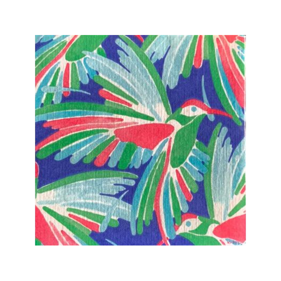 Françoise Paviot Servet 25x25cm 20stuks Colibri