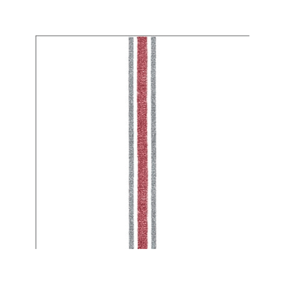 Françoise Paviot Servet 40x40cm 20stuks Torchon Bordeaux