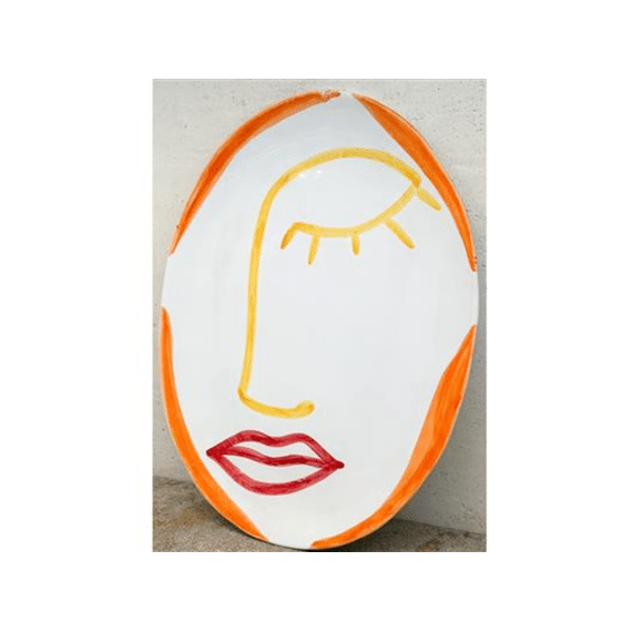Val Pottery Schotel Think Pink Eye 46,5x35,5cm
