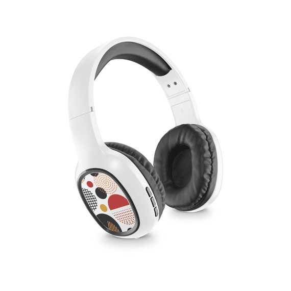 Musicsound Hoofdtelefoon Over-ear Shiny Bluetooth Wit