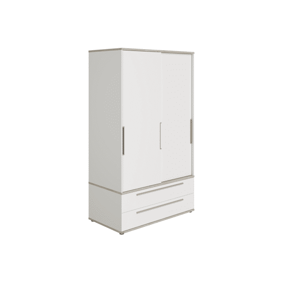 Paidi Carlo Kast Schuifdeuren Small 2 Lade Wit