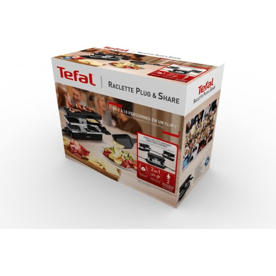 Tefal Plug and Share Raclette en Gourmetstel 400W