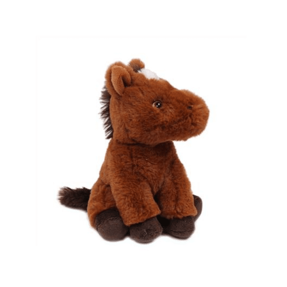 Knuffel Paard Zittend 20cm