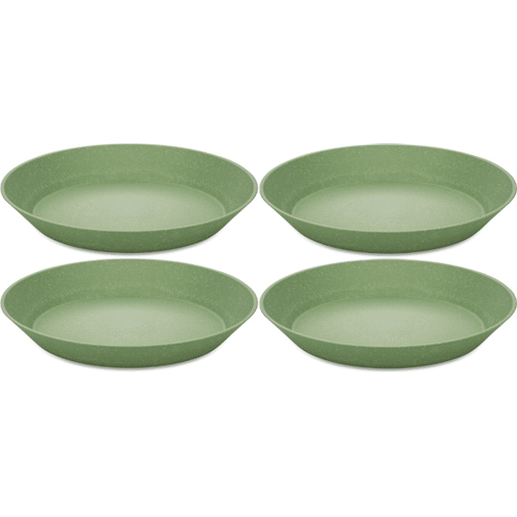 Koziol Connect Plate Soepbord 24cm 4stuks Nature Leaf Green