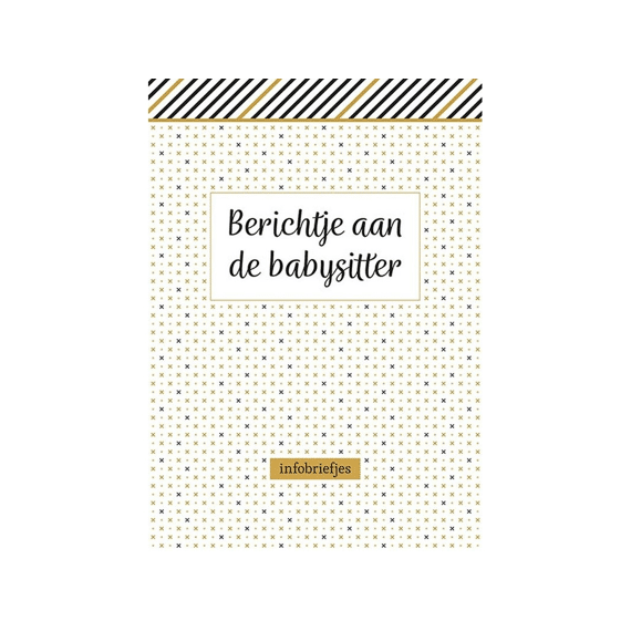 Berichtje aan de babysitter: Infobriefjes