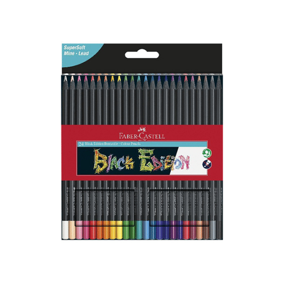 Kleurpotloden Black Edition 24 Stuks
