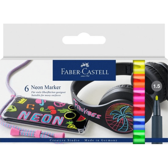 Markers Neon Set 6st