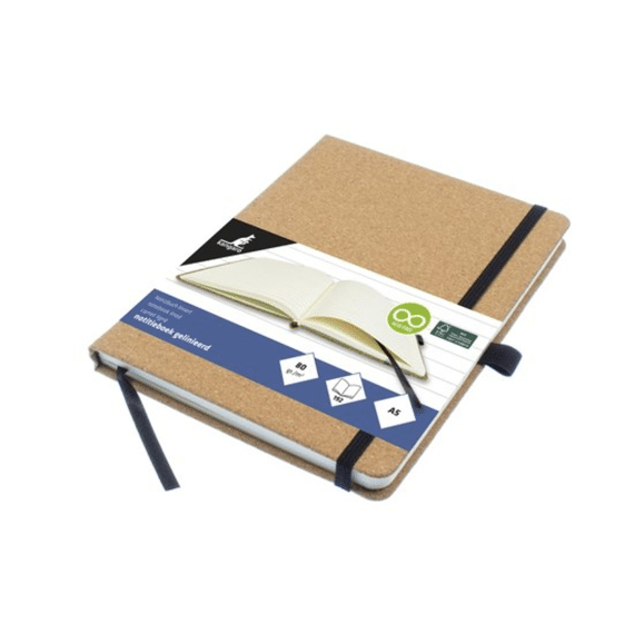 Kangaro Notitieboek A5 kurk Lijn