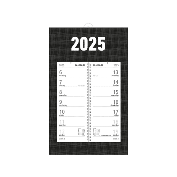 MGP Weekkalender Zwart