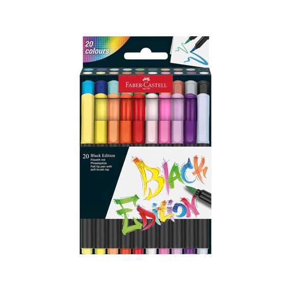 Brushpen Black Edition 20st
