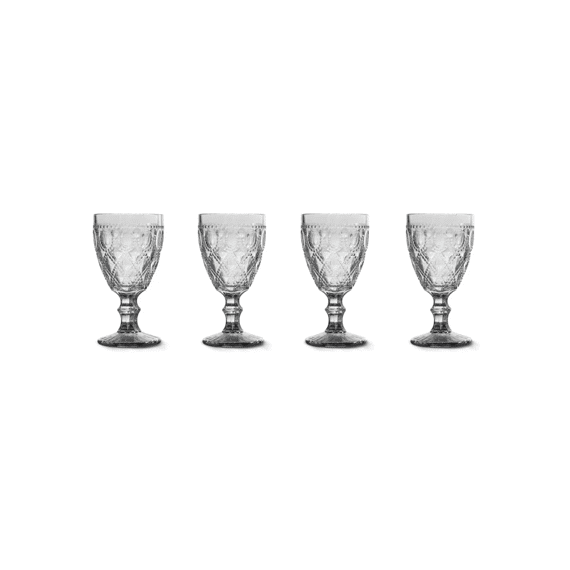 WD Lifestyle Wijnglas 4stuks Transparant