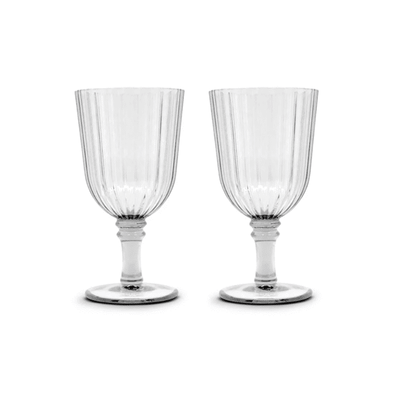 WD Lifestyle Glas Acryl 460ml 2st Transparant