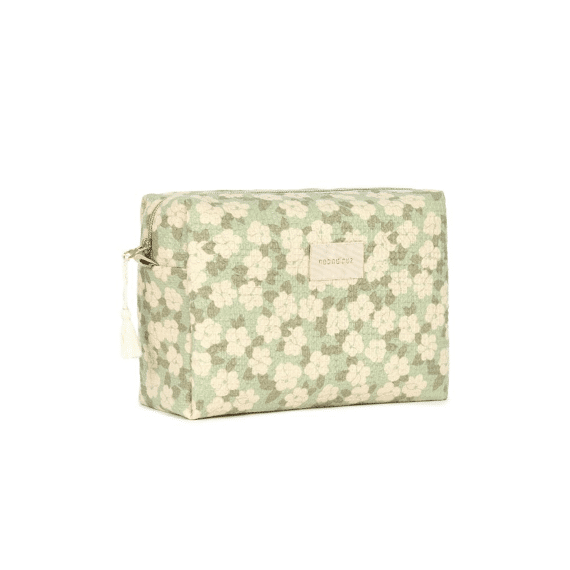 Nobodinoz Beauty Case Diva Opera Waterproof Green Sakura